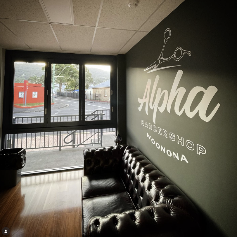 Alpha Barbershop interior