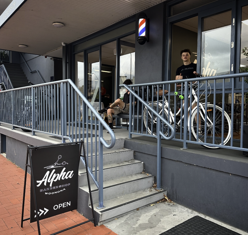 Alpha Barbershop interior